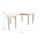 Flash Furniture 29.5 in W, 59 in L, 21 in H, Beechwood, Birch Plywood, Beech MK-ME088015-GG - alternate 9
